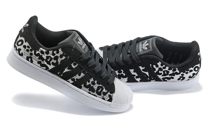 adidas superstar leopard femme