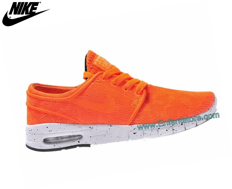 basket homme orange